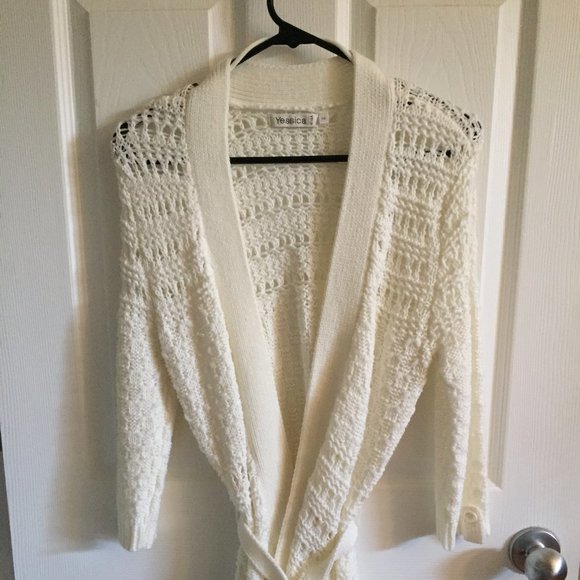 White women's cardigan - Picture 1 of 2